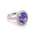 Tanzanite Diamond Ring 14k White Gold 5.30 TCW Certified For Sale - Image 14 of 18