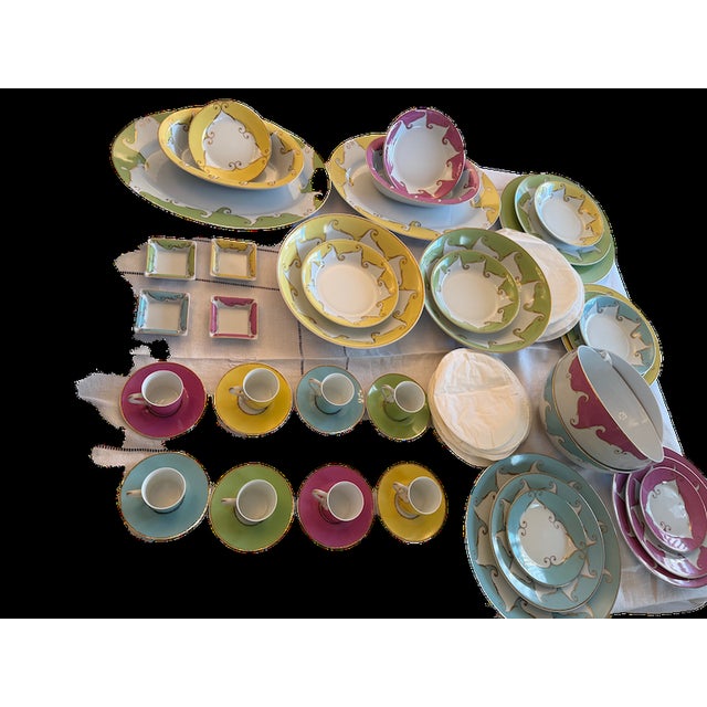 1990s Follement Dinnerware Set by Christian Lacroix for Christofle, 1997, Set of 108 For Sale - Image 5 of 5