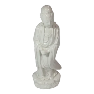 Vintage Kwan Yin White Porcelain Figurine