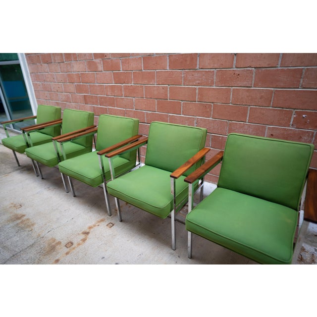 Steelcase 1970's Steelcase Executive Office Chairs (Set of 5) For Sale - Image 4 of 15