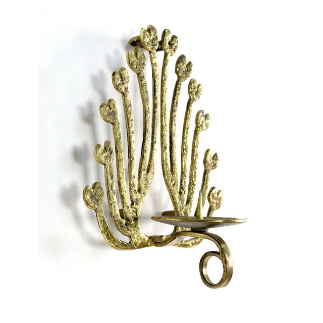 Brass Wall Sconce For Sale - Image 6 of 14