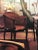 Antique French Art Nouveau Caned Barrel Chair With Brass Casters For Sale - Image 9 of 10