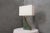 2000 - 2009 Italian Indian Green Marble and Brass Table Lamp, 2000s For Sale - Image 5 of 11