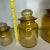 Amber Vintage Amber Glass Canisters With Lids- Set of 3 For Sale - Image 8 of 13