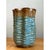 Tiffany Blue Vintage Textured Blue Ceramic Vase For Sale - Image 8 of 12