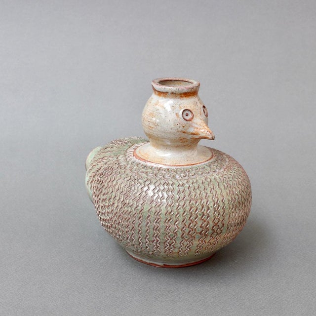 Ceramic Stylised Bird Vase by Dominique Pouchain, 1980s For Sale - Image 3 of 18