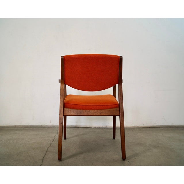 1960’s Mid-Century Modern Walnut Armchair by Alma Desk Company For Sale - Image 9 of 12