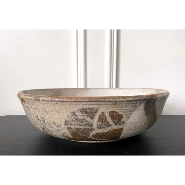 Ceramic Large Ceramic Center Bowl Toshiko Takaezu For Sale - Image 7 of 13