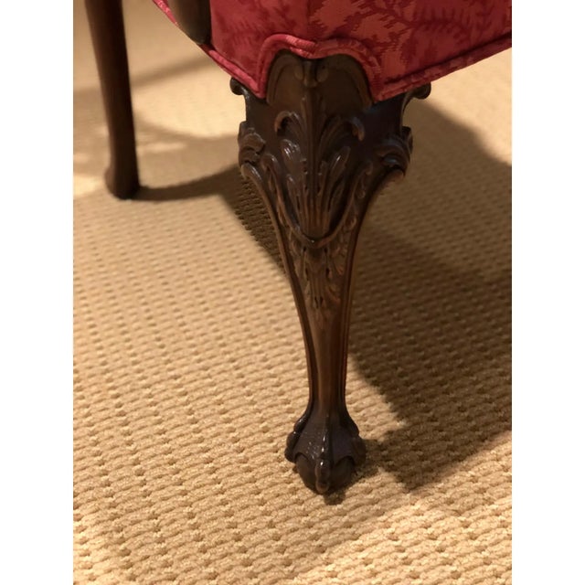 Traditional Early 20th Century Vintage George II Style Mahogany Dining Chairs - Set of 10 For Sale - Image 3 of 9