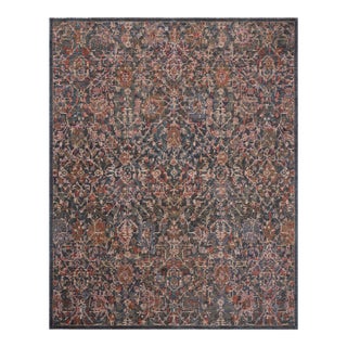 Loloi Winchester Denim / Sunset 10'-0" x 10'-0" Square Area Rug For Sale