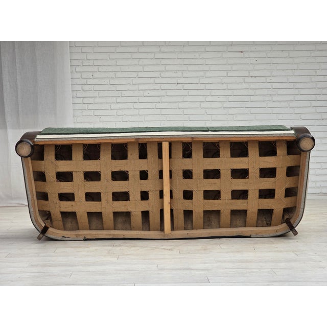Danish 3-Seater Sofa in Furniture Wool and Oak Wood, 1960s For Sale - Image 18 of 18