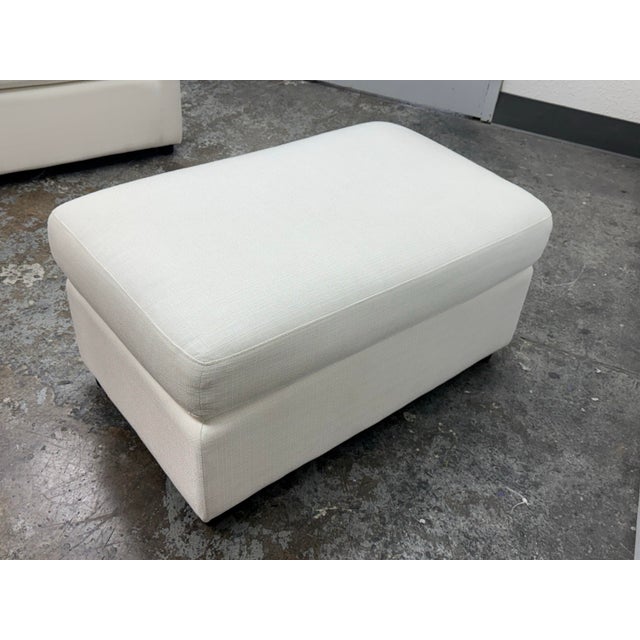 Williams Sonoma for Pottery Barn Union Ottoman For Sale In San Francisco - Image 6 of 12