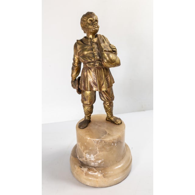 Traditional 20th Century Bronze Figure of Sancho Panza in Baroque Renaissance Style For Sale - Image 3 of 14