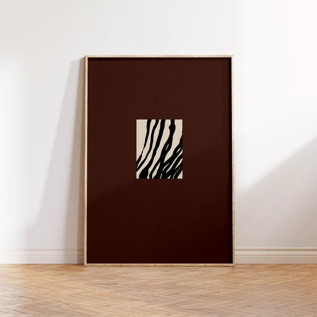 Contemporary Abstract Lines Giclee Print For Sale - Image 4 of 5