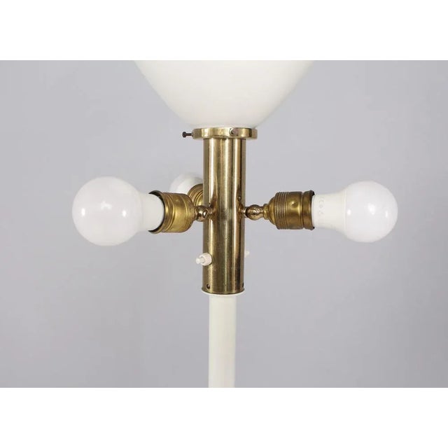 White Floor Lamp in the Style of Josef Frank For Sale - Image 8 of 16