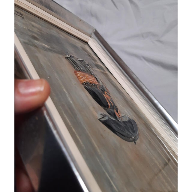 **Mixed Media Painting** This captivating artwork features a woman from Spain walking in the rain. It is created on...