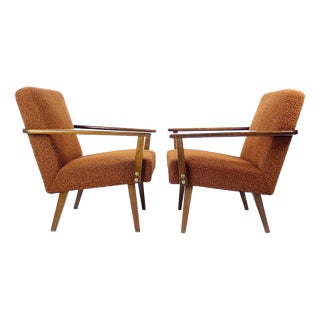 Mid-Century Modern Chairs from Tatra, Czechoslovakia, 1960s, Set of 2 For Sale