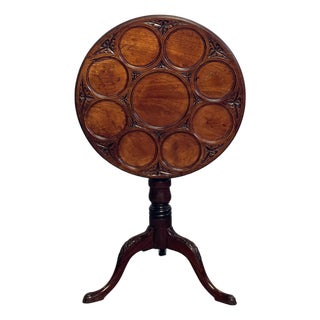 Georgian 18th Century Mahogany Irish Tilt-Top Supper Table For Sale