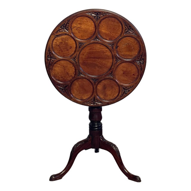 Georgian 18th Century Mahogany Irish Tilt-Top Supper Table For Sale