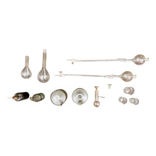 Historical Laboratory Glassware, Set of 10 For Sale