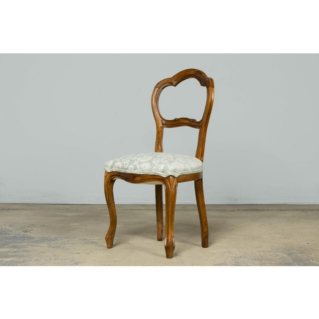 Set of 10 Antique French Louis Philippe Walnut Dining Chairs, Late 19th Century For Sale - Image 12 of 18