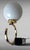 Brass Mid 20th Century Maison Lunel Style Pair of French Modernist Brass and Opaline Glass Sconces - a Pair For Sale - Image 8 of 18