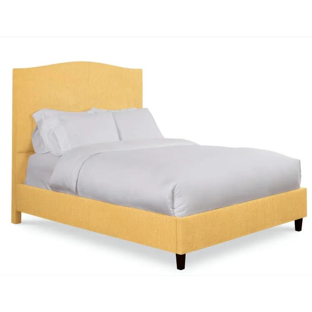 This listing includes the entire bedframe, including the headboard, rails, and footboard. From Chairish's line of bespoke...