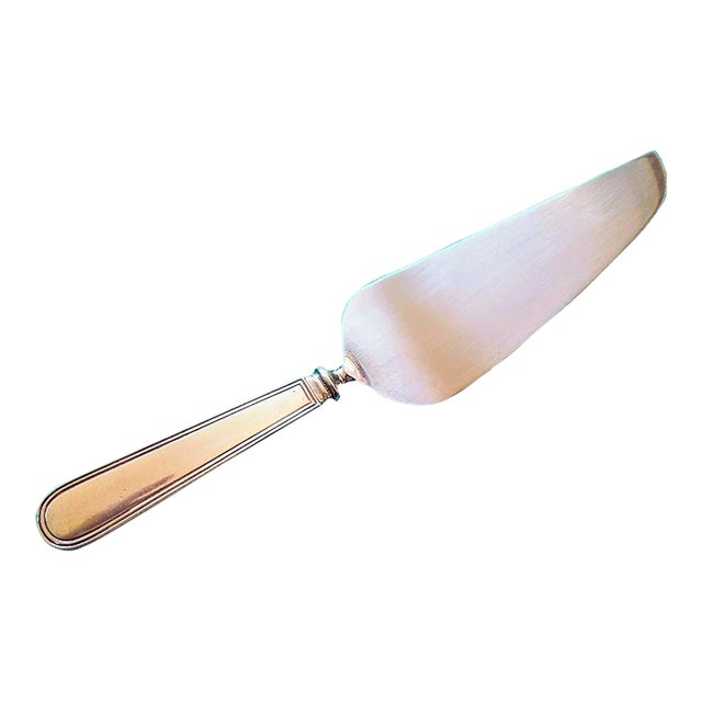 Mid 20th Century Hamilton by Tiffany Sterling Silver Hollow Handle Pie Server 10 1/4" - No Mono For Sale