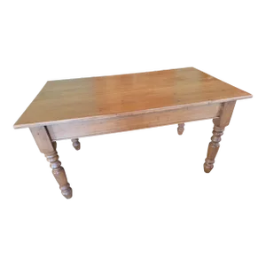 Pine Table Made of Antique Wood From England