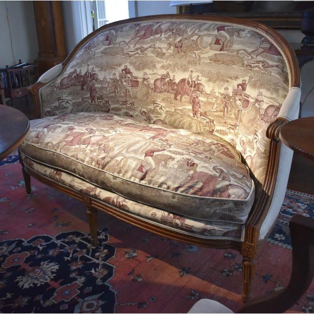 18th Century Louis XVI Settee or Canape For Sale - Image 4 of 10