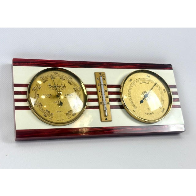 Mid-Century Modern Mid-Century German Weather Station, 1980s For Sale - Image 3 of 11