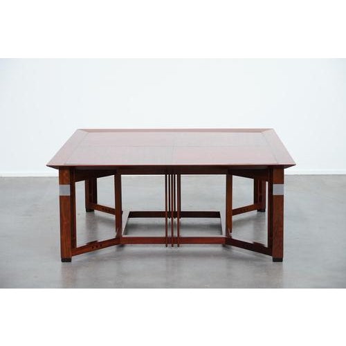 We are offering this beautiful and large square Art Deco coffee table by Schuitema from the Decoforma series. The Dutch...