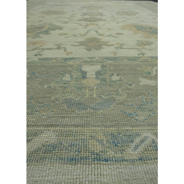 Early 21st Century Turkish Oushak Rug 10'6" x 14'1" #18548 For Sale - Image 5 of 8