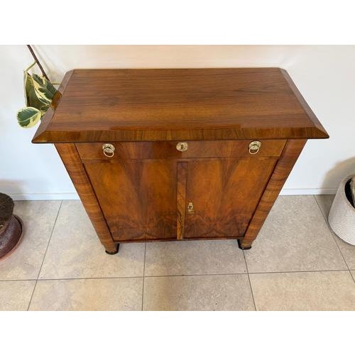 Biedermeier Trumeau Style Buffet in Walnut, 1970s For Sale - Image 4 of 11