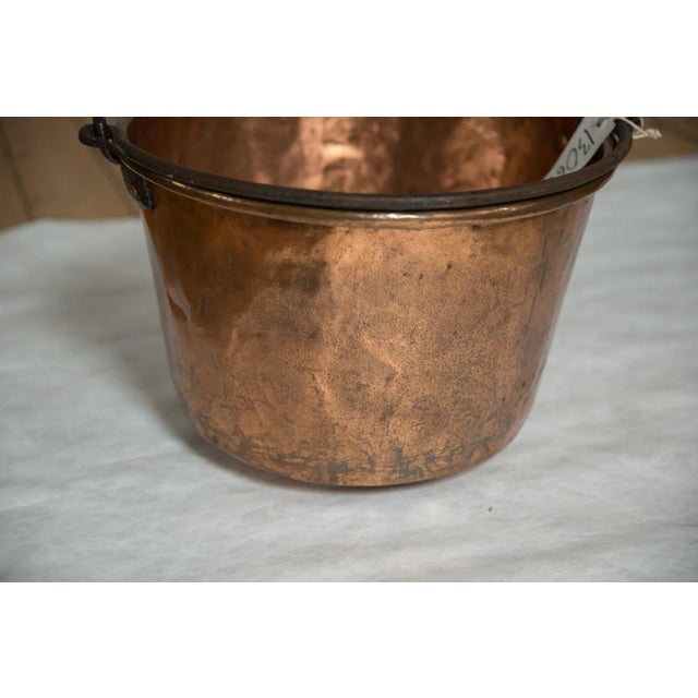 Antique Copper Apple Butter Kettle For Sale In New York - Image 6 of 7