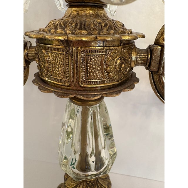 1950s Hollywood Regency Rococo 2 Arm Candlearbra - A Pair For Sale In Boise - Image 6 of 9