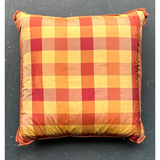 Vintage Regency Pastoral Throw Pillow For Sale In West Palm - Image 6 of 7