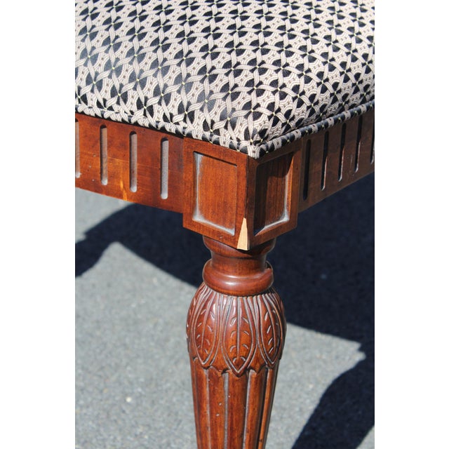 Century Furniture Mahogany Dining Room Chairs With Beacon Hill Upholstery—Set of 8 For Sale - Image 13 of 18