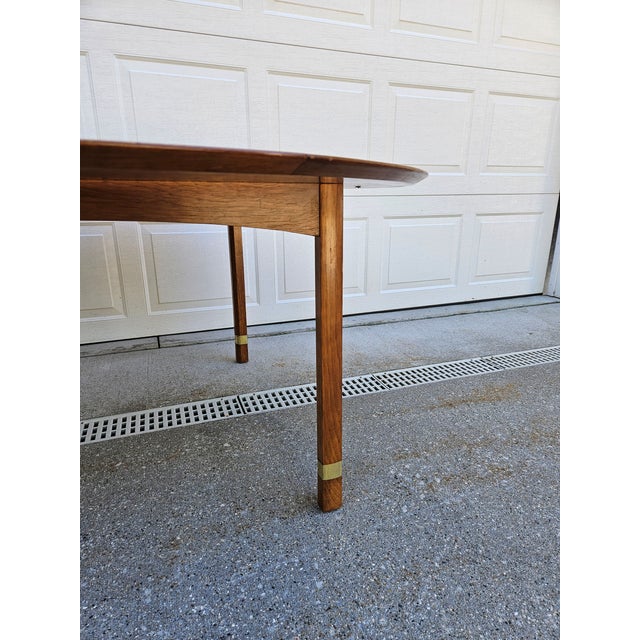 Jim Peed for Hickory Manufacturing -Six Model 5105 Swivel Chairs and Table For Sale - Image 9 of 18