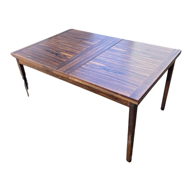 Mid 20th Century Mid Century Modern (C1960) Swedish Rosewood Dining Table For Sale - Image 5 of 12