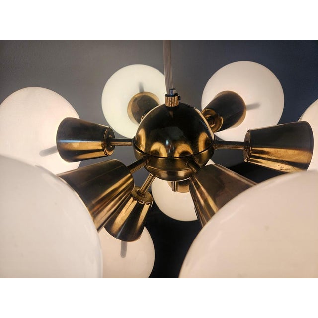 Mid-Century Sputnik Chandelier from Kamenicky Senov, 1970s For Sale - Image 14 of 16