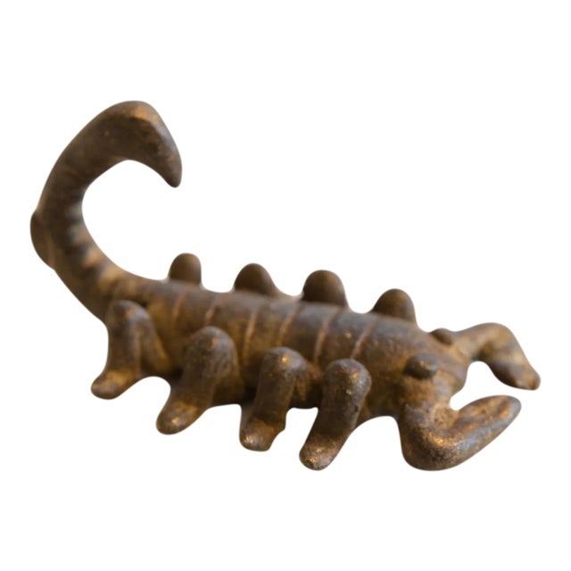 Vintage African Dark Bronze Scorpion For Sale