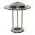 Authentic Robert Sonneman for George Kovacs 1987 Chrome Saturn Saucer Table Lamp For Sale