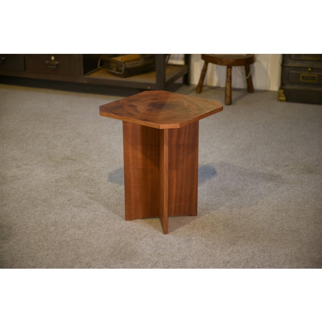 Wood Art Deco Side Table, 1930s For Sale - Image 7 of 7