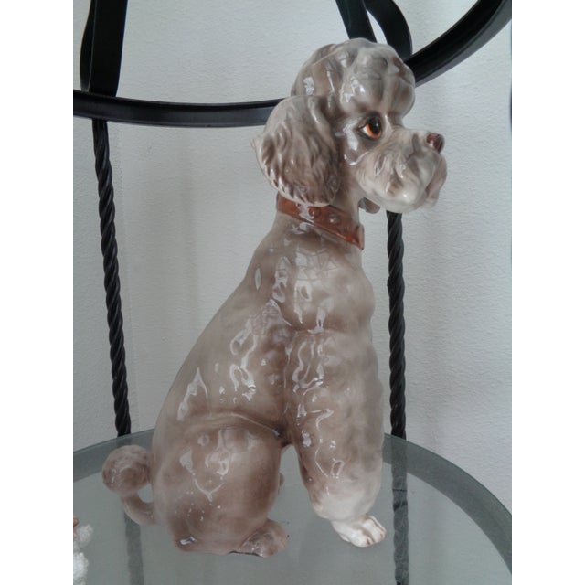 Mid-Century Modern Vintage Shafford Kennel Club Poodle For Sale - Image 3 of 5