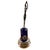1980s Art Deco Style Chrome & Cobalt Nude Figural Lamp W/ Light-Up Cobalt Glass Base For Sale In Los Angeles - Image 6 of 10