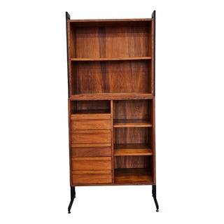 Mid-Century Modern Bookcase in Walnut, Denmark, 1960s For Sale