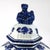 Traditional Delft Blue & White Lidded Ginger Jar Urn With Lion Finial From Holland For Sale - Image 3 of 10
