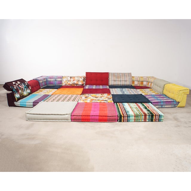 Mah Jong 27 Piece Kenzo Missoni Sofa by Hans Hopfer for Roche Bobois For Sale - Image 14 of 18