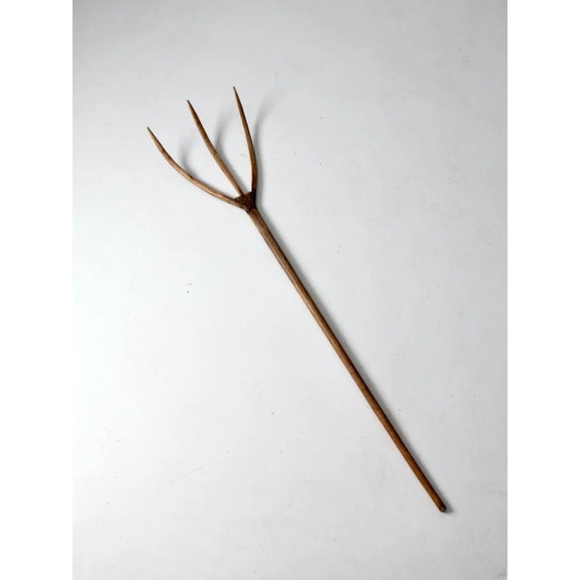 Antique Primitive Hay Fork For Sale - Image 6 of 11